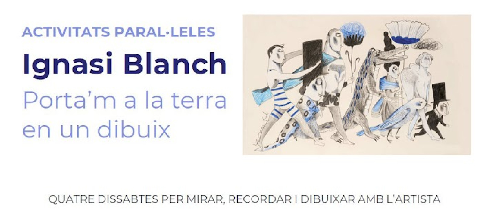 Parallel activities accompanying the exhibition Bring me to earth in a drawing
