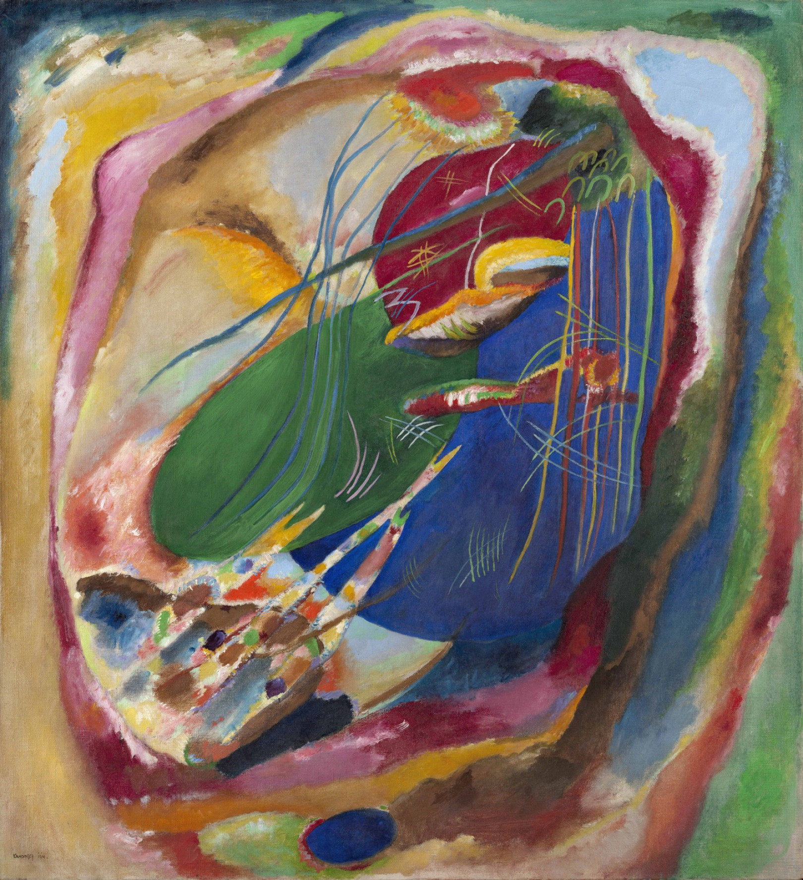 Wassily Kandinsky, Painting with Three Spots, No. 196