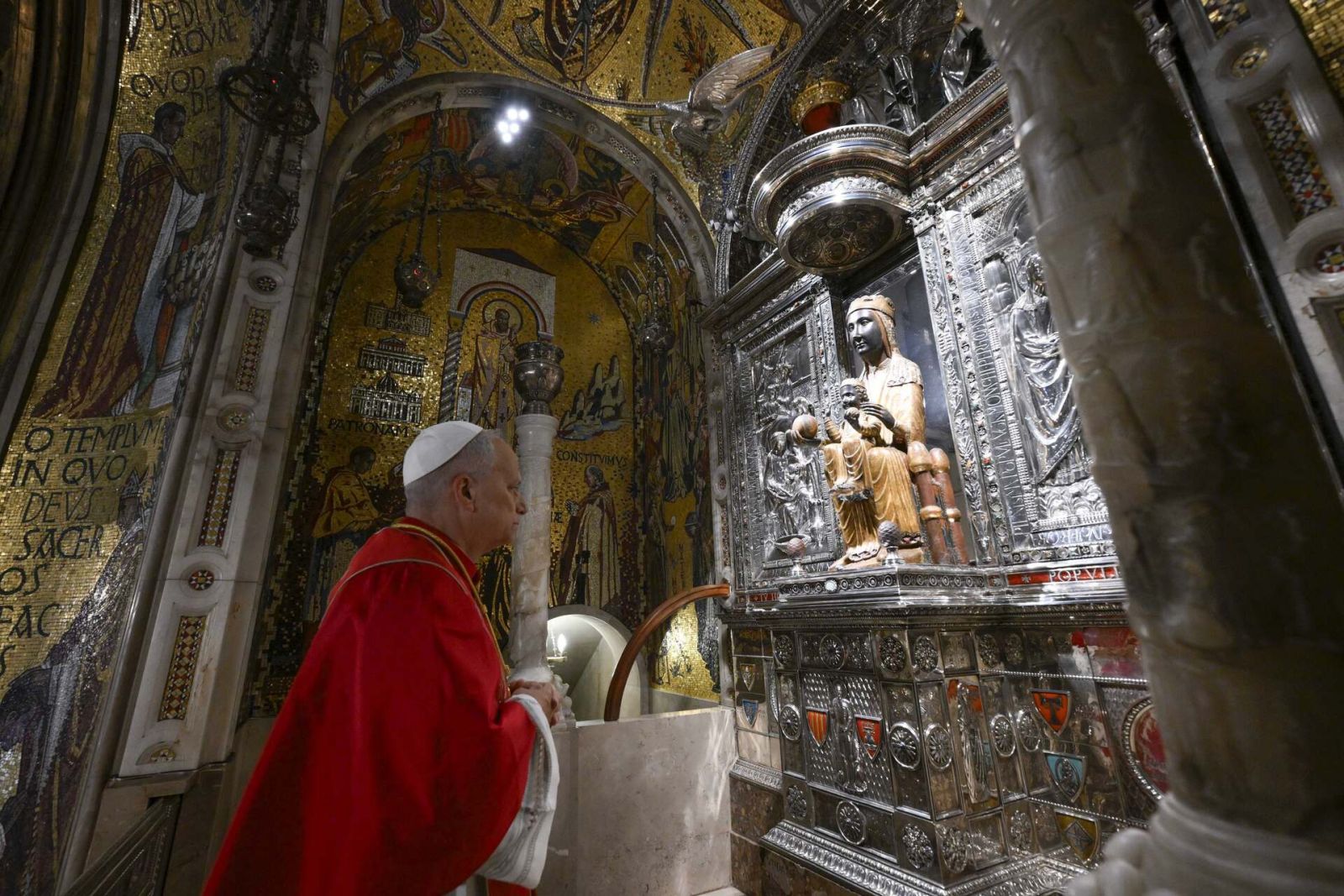 Visita del Papa Lleó XIV a Montserrat